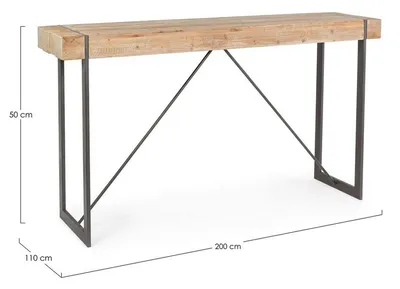 Stół barowy GARRETT 200x50