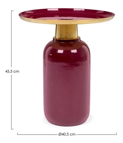 Stolik NALIMA 40.5 - bordowy
