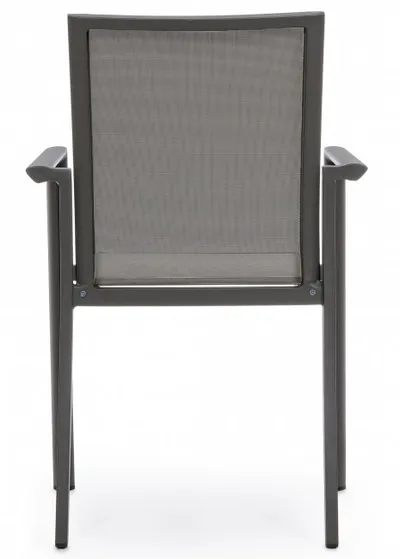 Krzesło ogrodowe KONNOR CHARCOAL