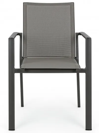 Krzesło ogrodowe KONNOR CHARCOAL