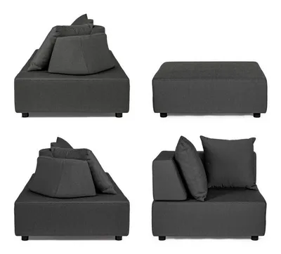 Zestaw mebli ogrodowych PIPER CHARCOAL