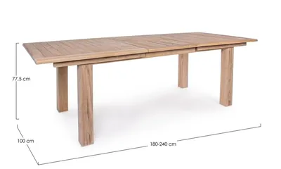 Stół rozkładany MARYLAND 180-240x100