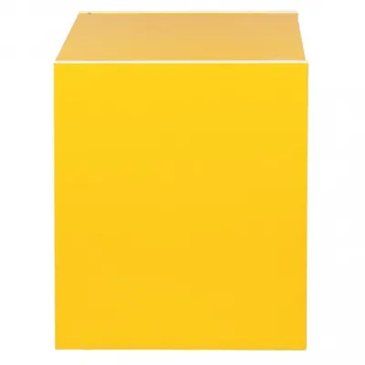 Moduł z drzwiczkami CUBE - żółty