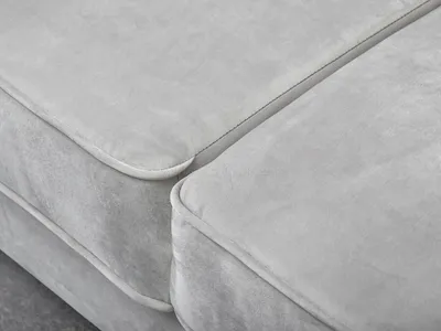 Sofa rozkładana z pikowaniem LAVIA - popielaty