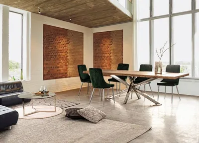 Stół rozkładany ARKANSAS z drewnianym blatem 180-260x90