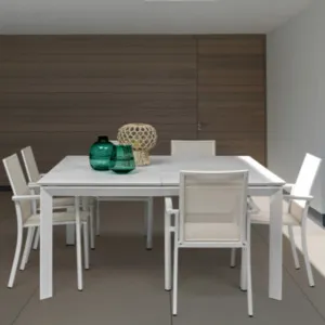 Stół rozkładany KONNOR WHITE 160x110/160