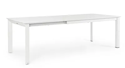 Stół rozkładany KONNOR WHITE 160-240x100