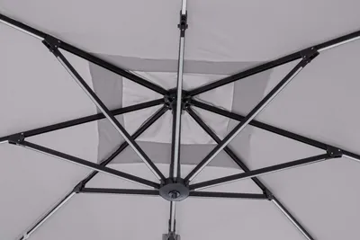 Parasol do ogrodu INES CHARC LED 3x3