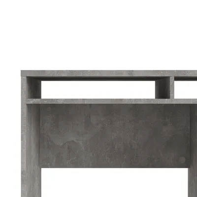 Biurko z półkami i szufladą FUNCTION PLUS 1D1S - beton/biały połysk