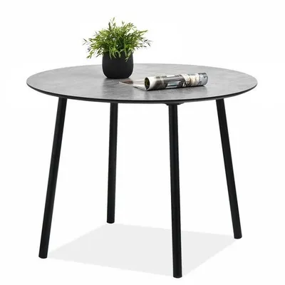 Stół okrągły VERDO 100 cm - beton