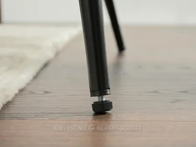 Krzesło pikowane z podłokietnikami MORGAN - beżowy/orzech