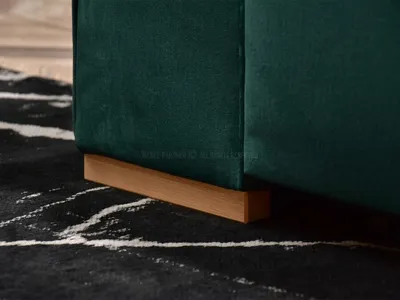 Sofa 2-osobowa rozkładana LINO - szmaragdowy