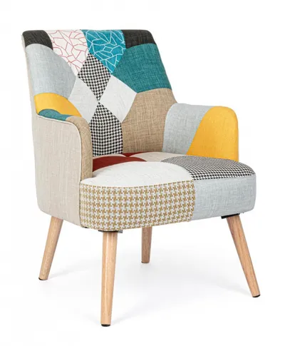 Fotel GALATEA - patchwork