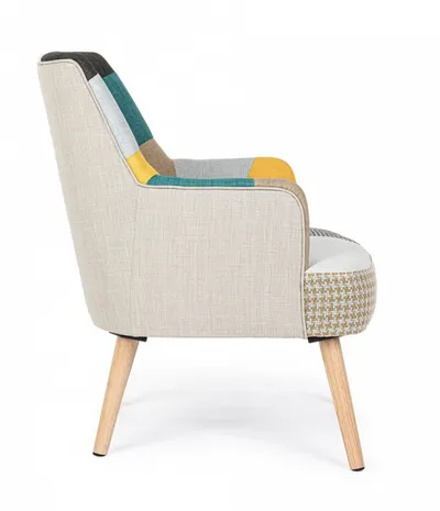 Fotel GALATEA - patchwork