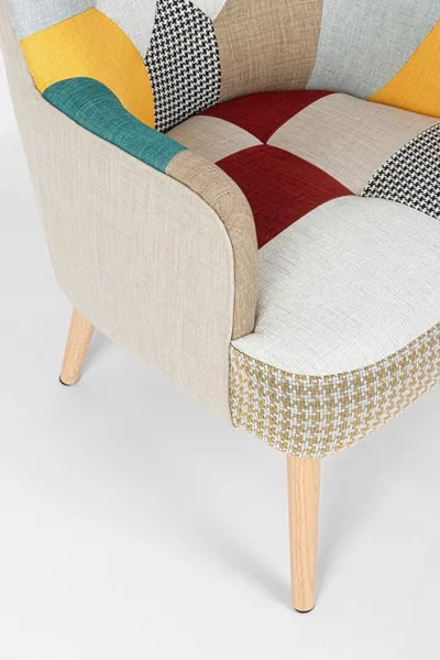 Fotel GALATEA - patchwork
