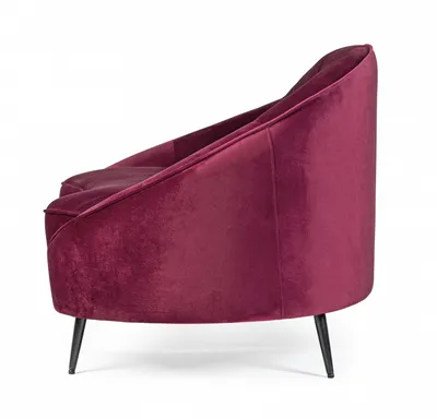 Sofa 2-osobowa SERAFIN WINE - czerwony