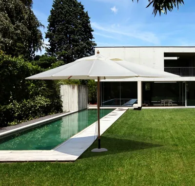 Parasol ogrodowy ECLIPSE 3x3 - naturalny