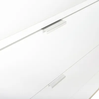 Szafka RTV GÖTEBORG 2D 160 cm - biały mat/dąb sonoma