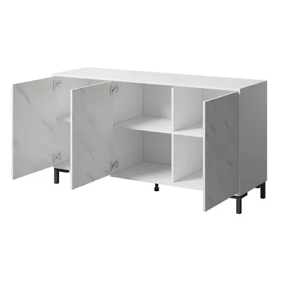 Komoda 3-drzwiowa LATINA 150 cm - biały mat