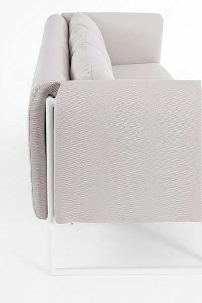 Sofa ogrodowa PIXEL - piaskowy/biały