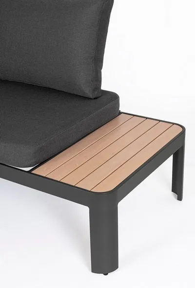 Sofa ogrodowa NARELLE - grafitowy