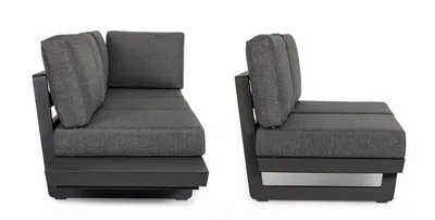 Sofa ogrodowa INFINITY - grafitowy
