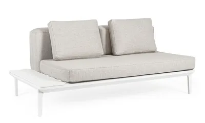 Sofa ogrodowa MATRIX - piaskowy/biały