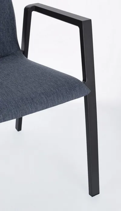 Krzesło ogrodowe ODEON CHARC-DENIM