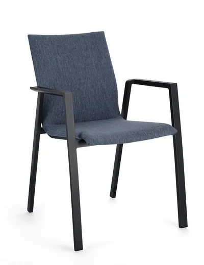Krzesło ogrodowe ODEON CHARC-DENIM
