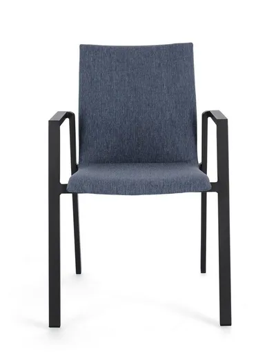 Krzesło ogrodowe ODEON CHARC-DENIM