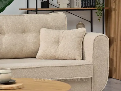 Sofa rozkładana z pojemnikiem BLINK - beżowy