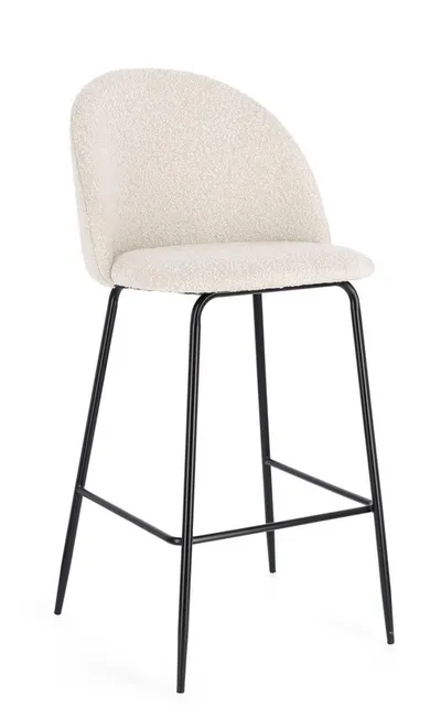 Hoker CARRY IVORY - boucle kremowy/czarny