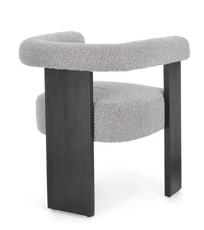 Krzesło AGAPE BLACK GREY - szary/czarny