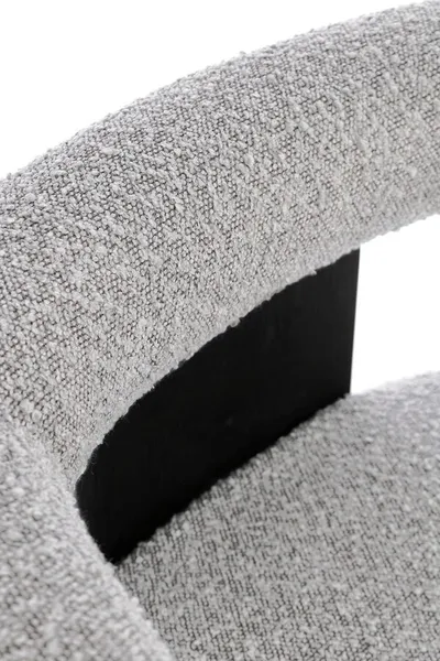 Krzesło AGAPE BLACK GREY - szary/czarny
