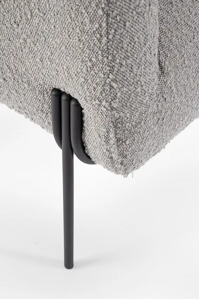 Fotel CLAUDINE GREY - szary