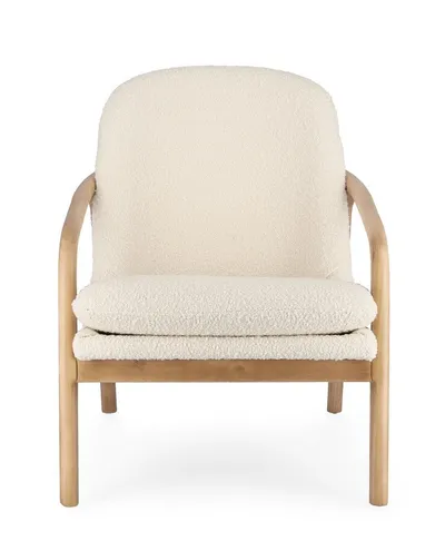 Fotel ELAIDE PURE - kremowy