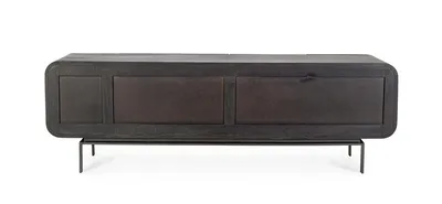 Szafka RTV ORISSA BLACK - czarny