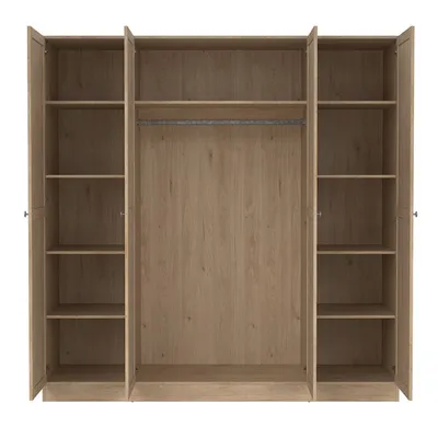 Szafa 4-drzwiowa BILLUND - jackson hickory