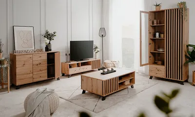 Szafka RTV MEDAN - dąb artisan