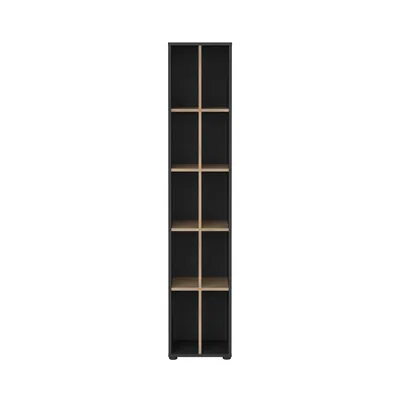 Regał SIGN 40 cm - ciemny szary/jackson hickory