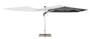 Parasol ogrodowy ARIES GREY 3x3