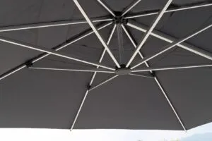 Parasol ogrodowy ARIES GREY 3x3