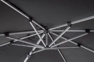 Parasol ogrodowy ARIES GREY 3x3