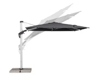 Parasol ogrodowy ARIES GREY 3x3