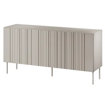 Komoda 3-drzwiowa MILO 150 cm - beżowy mat