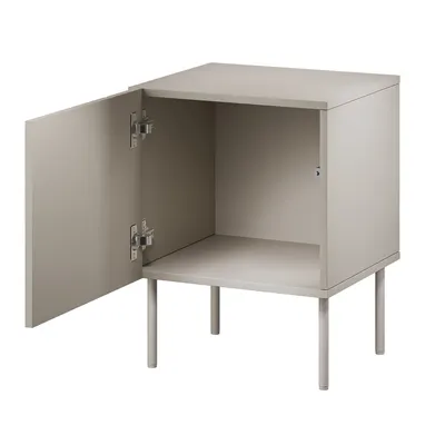 Zestaw dwóch szafek nocnych MILO 45 cm - beżowy mat