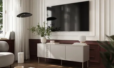 Szafka RTV AURELIA 150 - beżowy mat