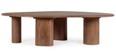 Stolik drewniany SANAT 150x79 - mango
