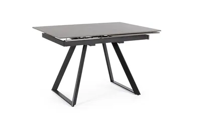 Stół rozkładany REETA 120-180x90 - czarny