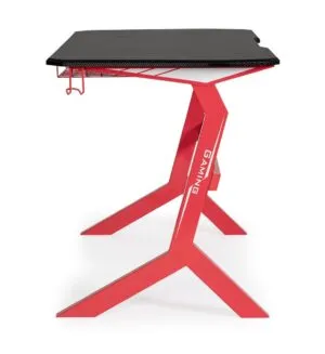 Biurko gamingowe GAMING 118x65 - czarny/czerwony